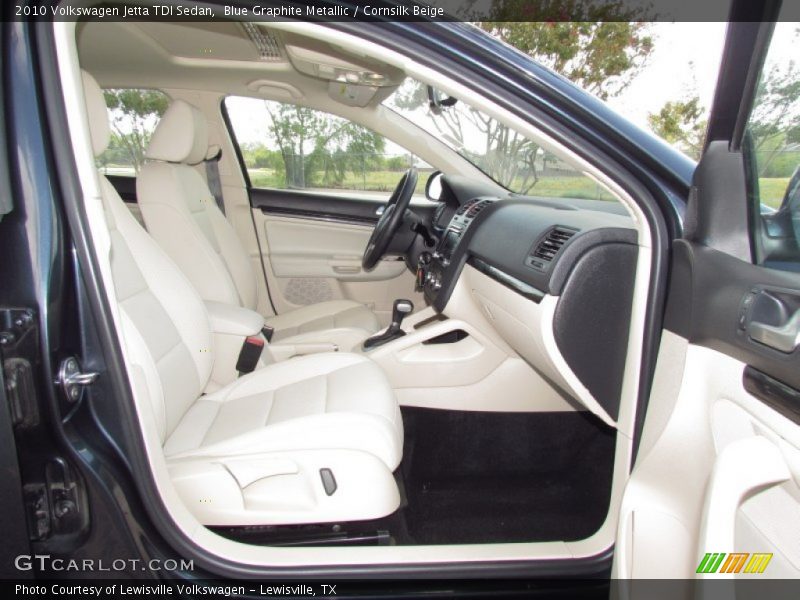 Blue Graphite Metallic / Cornsilk Beige 2010 Volkswagen Jetta TDI Sedan