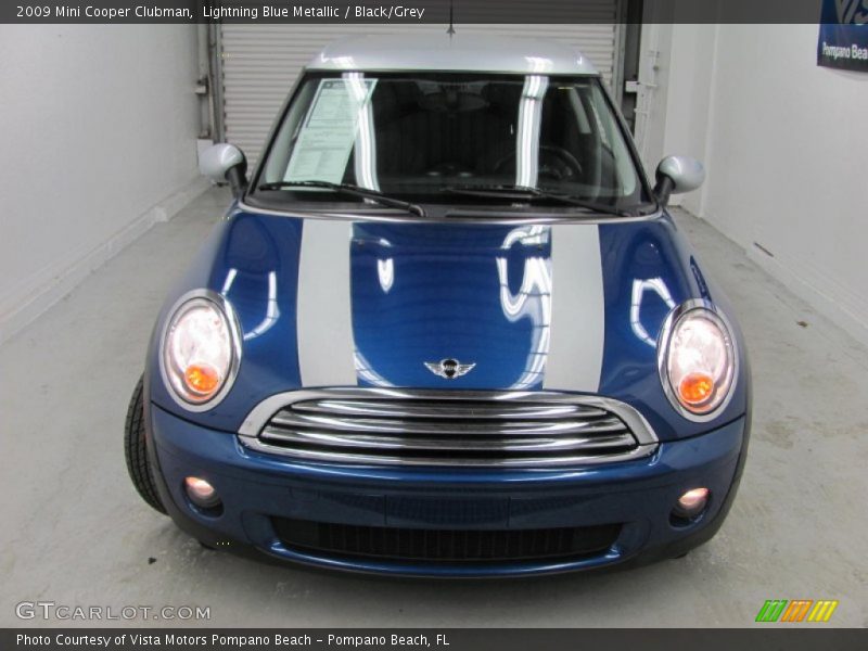 Lightning Blue Metallic / Black/Grey 2009 Mini Cooper Clubman