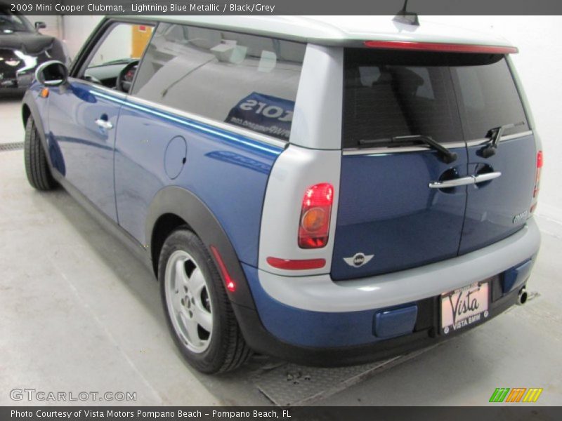 Lightning Blue Metallic / Black/Grey 2009 Mini Cooper Clubman