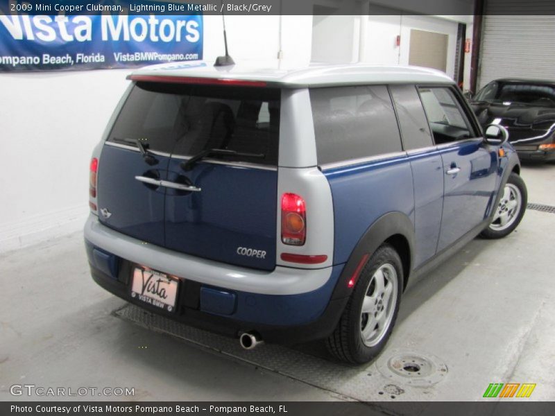 Lightning Blue Metallic / Black/Grey 2009 Mini Cooper Clubman