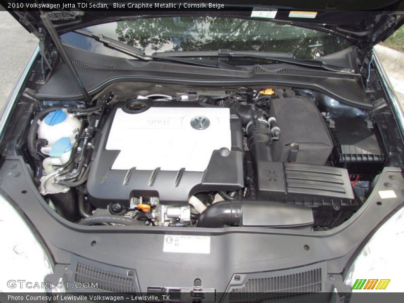 Blue Graphite Metallic / Cornsilk Beige 2010 Volkswagen Jetta TDI Sedan
