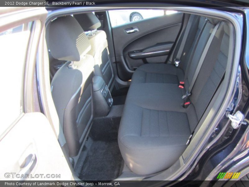 Blackberry Pearl / Black 2012 Dodge Charger SE