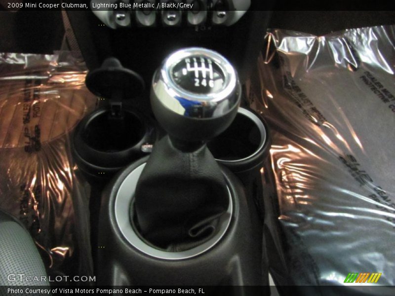 Lightning Blue Metallic / Black/Grey 2009 Mini Cooper Clubman