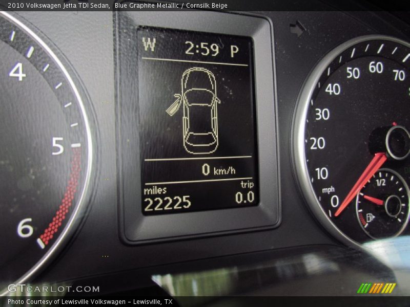 Blue Graphite Metallic / Cornsilk Beige 2010 Volkswagen Jetta TDI Sedan