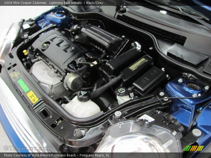 Lightning Blue Metallic / Black/Grey 2009 Mini Cooper Clubman