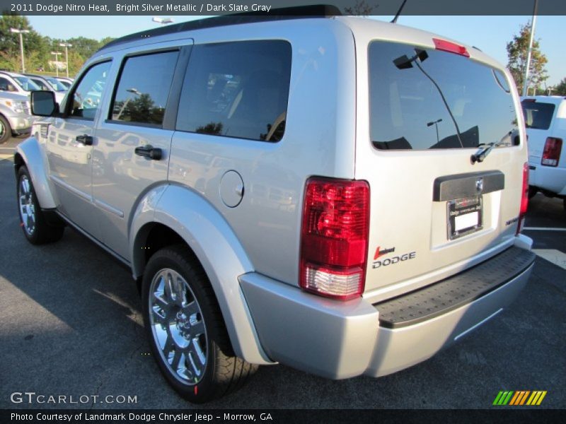Bright Silver Metallic / Dark Slate Gray 2011 Dodge Nitro Heat