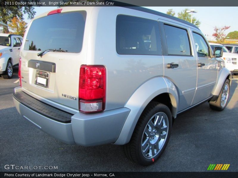 Bright Silver Metallic / Dark Slate Gray 2011 Dodge Nitro Heat