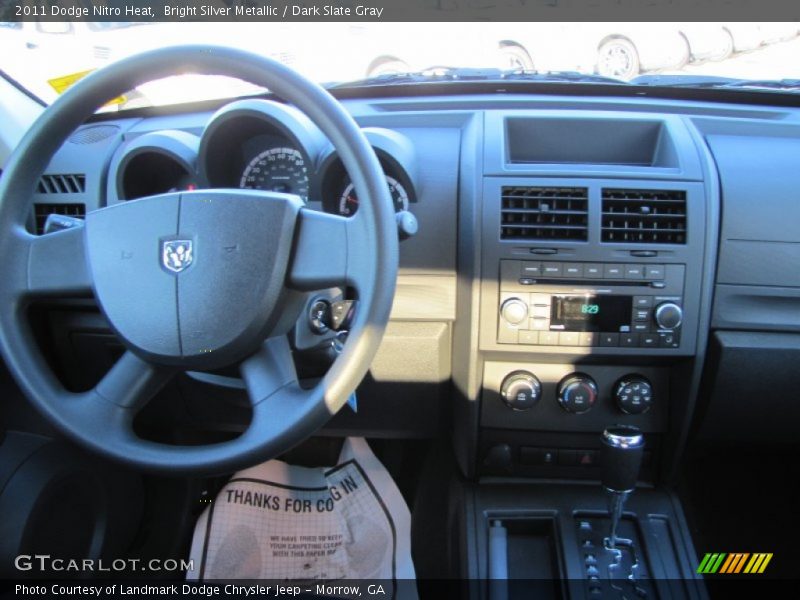 Bright Silver Metallic / Dark Slate Gray 2011 Dodge Nitro Heat