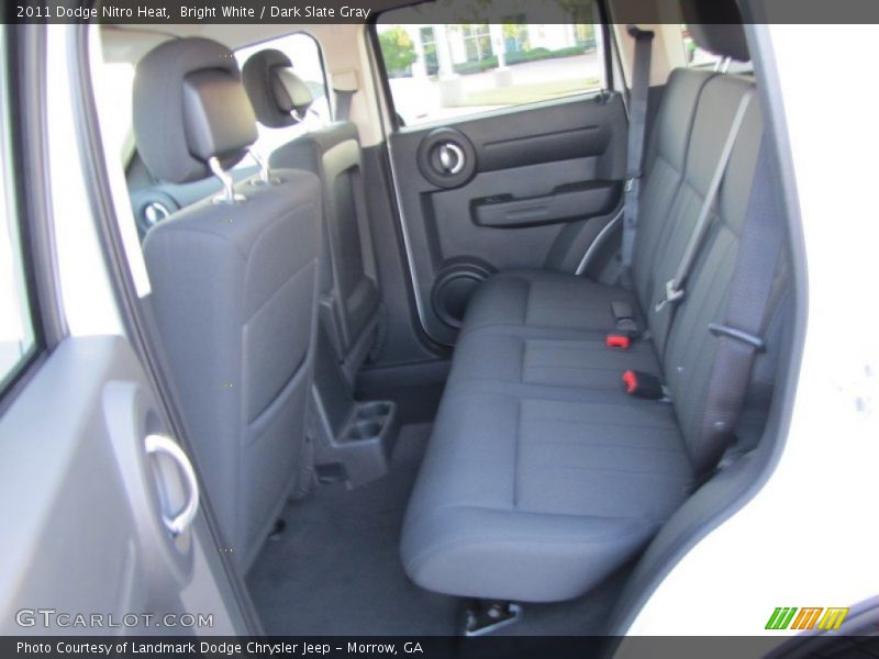Bright White / Dark Slate Gray 2011 Dodge Nitro Heat