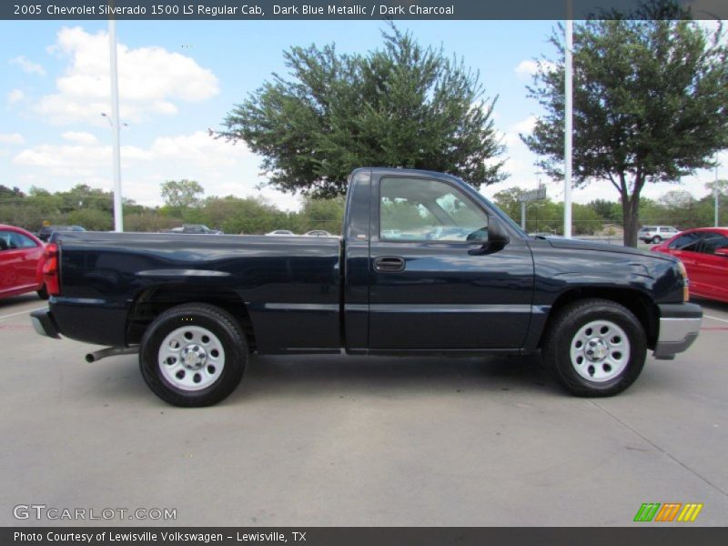 Dark Blue Metallic / Dark Charcoal 2005 Chevrolet Silverado 1500 LS Regular Cab