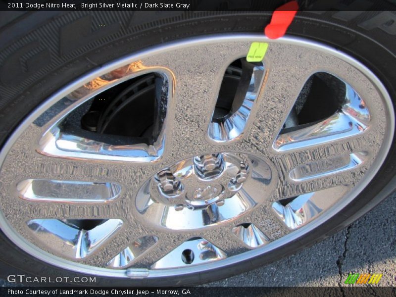 Bright Silver Metallic / Dark Slate Gray 2011 Dodge Nitro Heat