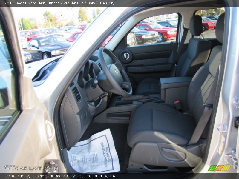 Bright Silver Metallic / Dark Slate Gray 2011 Dodge Nitro Heat