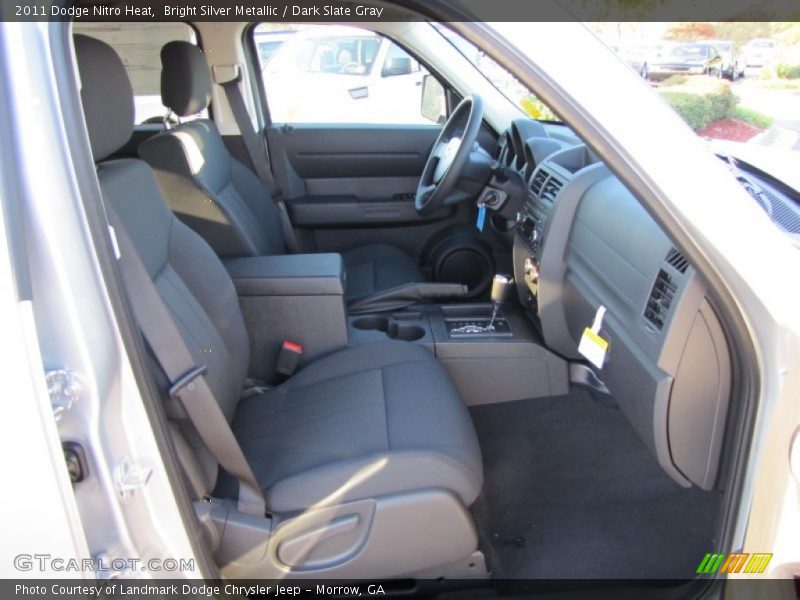 Bright Silver Metallic / Dark Slate Gray 2011 Dodge Nitro Heat