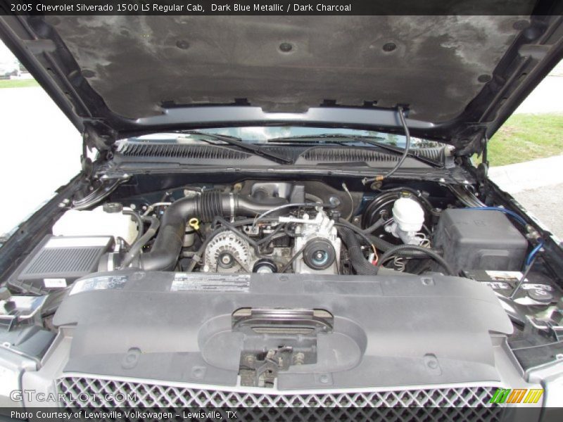 Dark Blue Metallic / Dark Charcoal 2005 Chevrolet Silverado 1500 LS Regular Cab