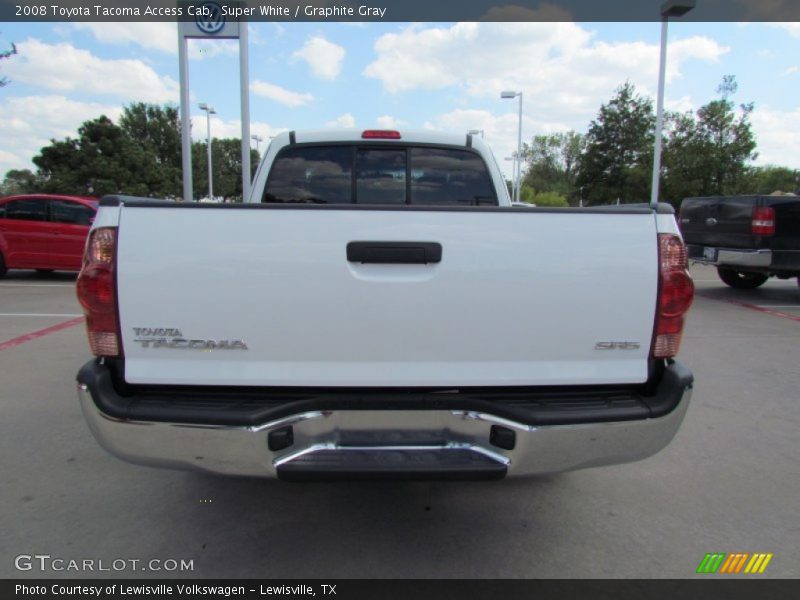 Super White / Graphite Gray 2008 Toyota Tacoma Access Cab