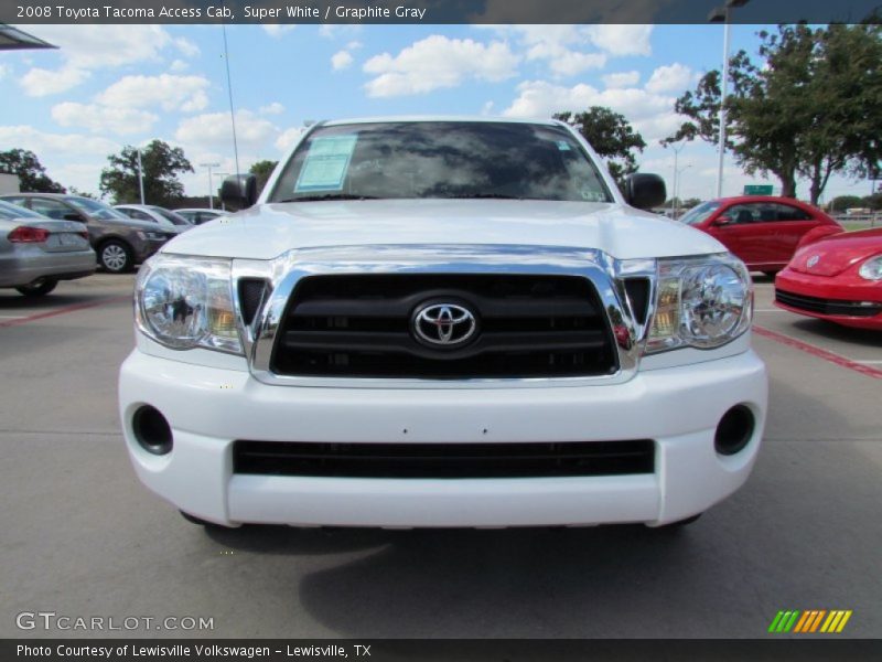 Super White / Graphite Gray 2008 Toyota Tacoma Access Cab