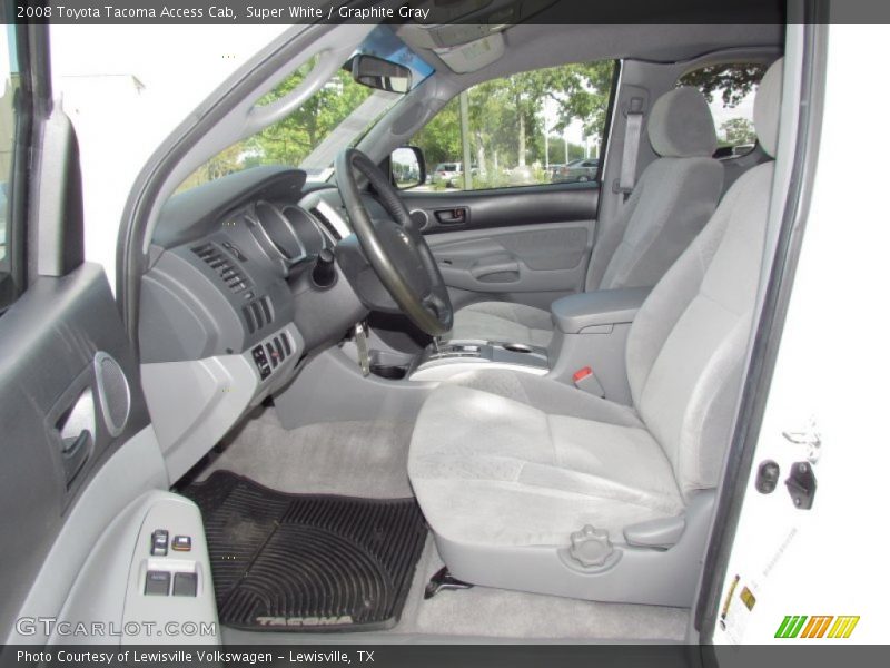 Super White / Graphite Gray 2008 Toyota Tacoma Access Cab