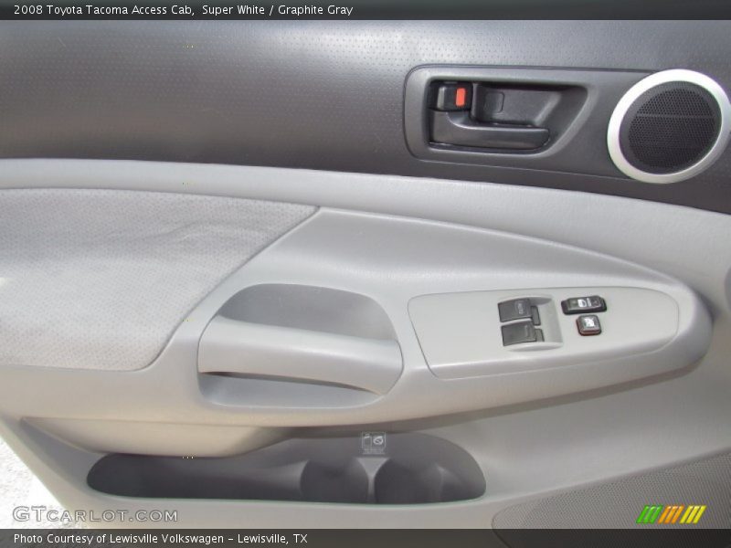 Super White / Graphite Gray 2008 Toyota Tacoma Access Cab