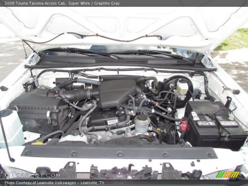 Super White / Graphite Gray 2008 Toyota Tacoma Access Cab