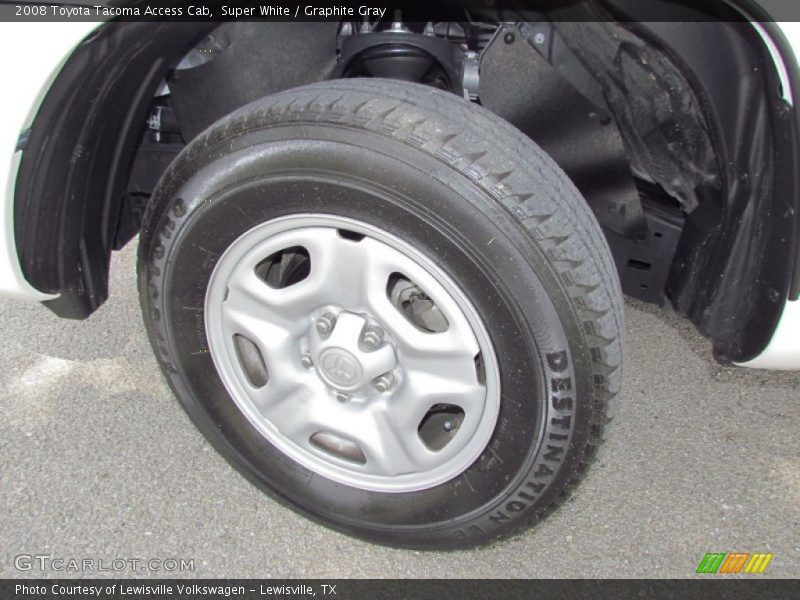 Super White / Graphite Gray 2008 Toyota Tacoma Access Cab