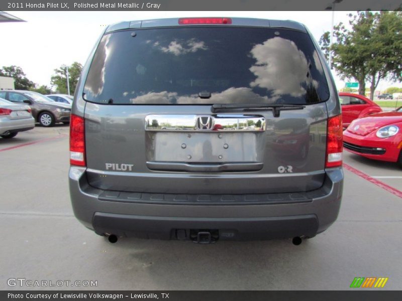 Polished Metal Metallic / Gray 2011 Honda Pilot LX