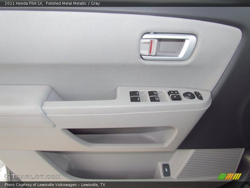 Polished Metal Metallic / Gray 2011 Honda Pilot LX