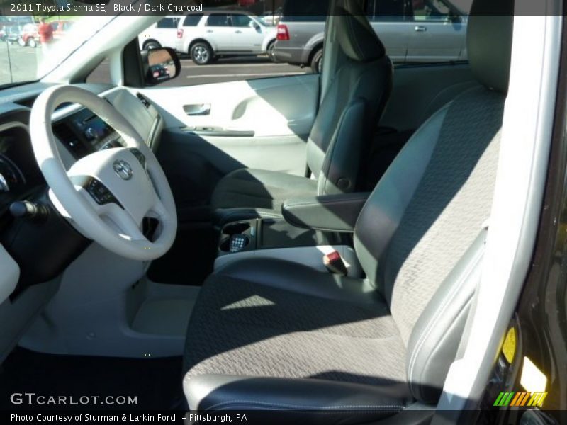 Black / Dark Charcoal 2011 Toyota Sienna SE