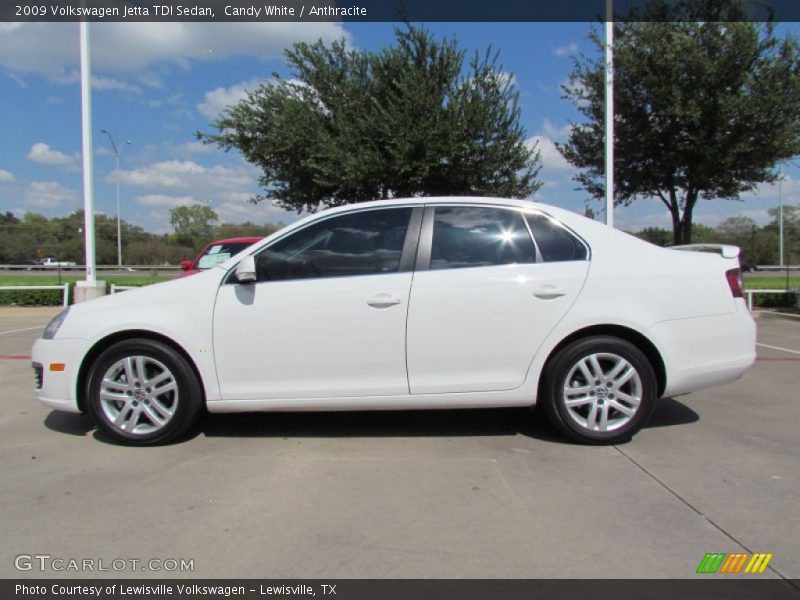 Candy White / Anthracite 2009 Volkswagen Jetta TDI Sedan