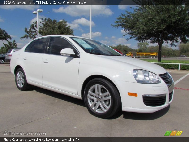 Candy White / Anthracite 2009 Volkswagen Jetta TDI Sedan