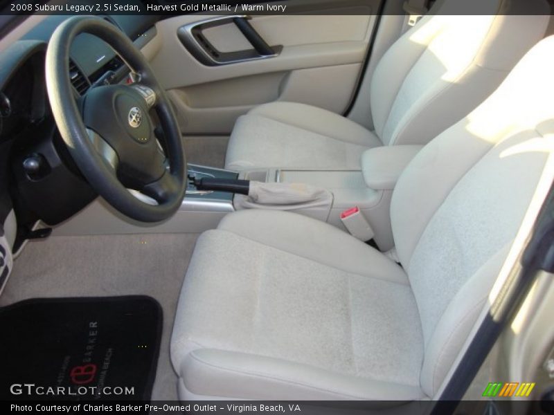 Harvest Gold Metallic / Warm Ivory 2008 Subaru Legacy 2.5i Sedan