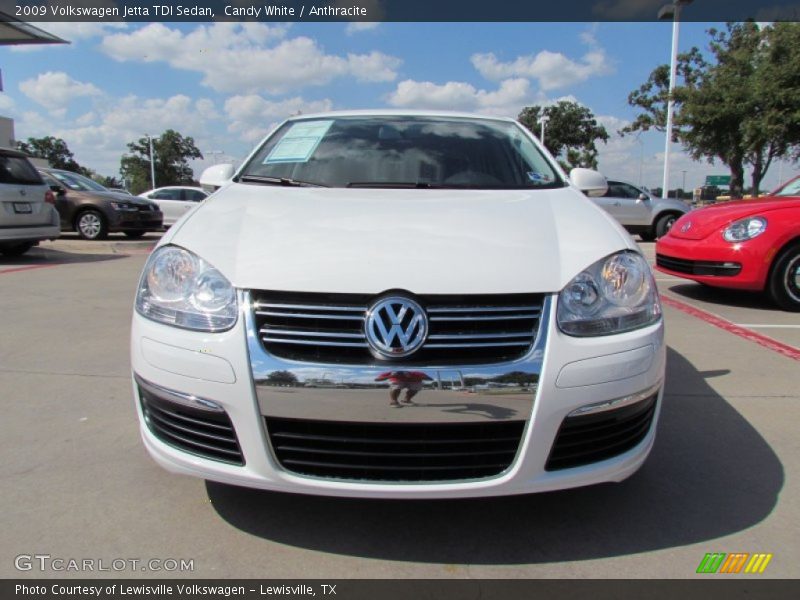 Candy White / Anthracite 2009 Volkswagen Jetta TDI Sedan