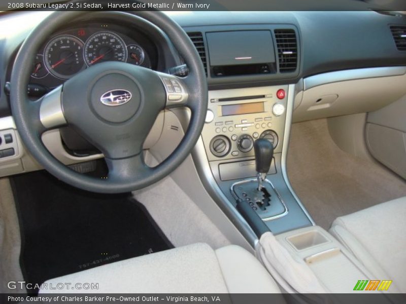 Harvest Gold Metallic / Warm Ivory 2008 Subaru Legacy 2.5i Sedan