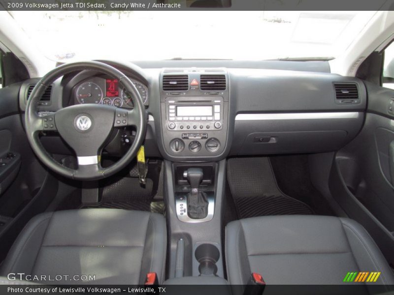 Candy White / Anthracite 2009 Volkswagen Jetta TDI Sedan