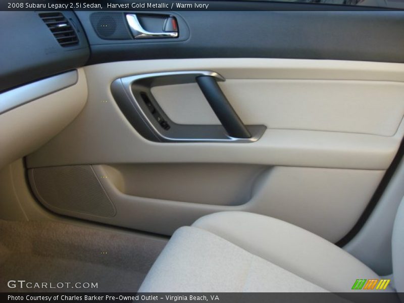 Harvest Gold Metallic / Warm Ivory 2008 Subaru Legacy 2.5i Sedan