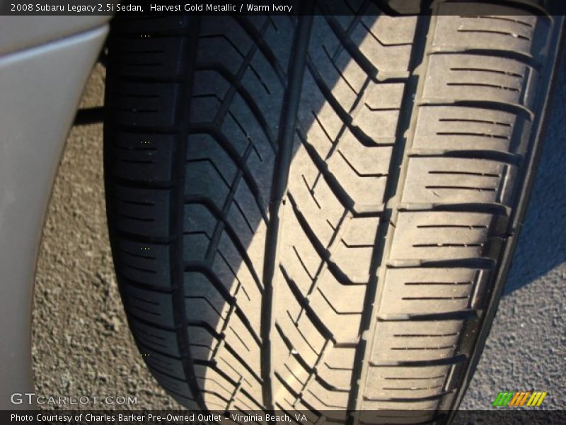 Harvest Gold Metallic / Warm Ivory 2008 Subaru Legacy 2.5i Sedan