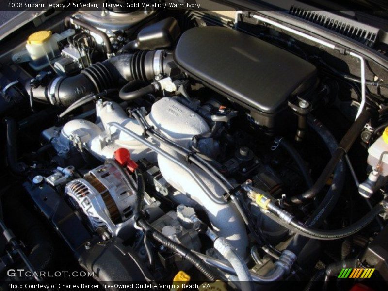 Harvest Gold Metallic / Warm Ivory 2008 Subaru Legacy 2.5i Sedan