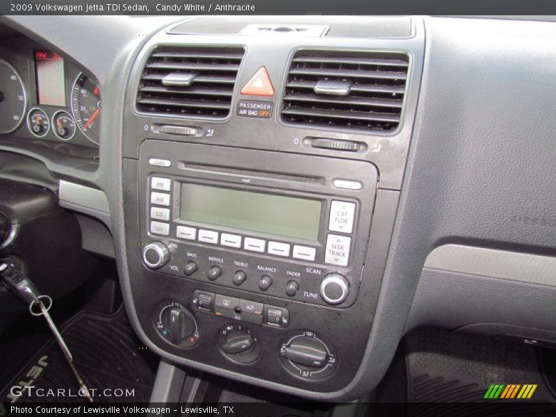 Candy White / Anthracite 2009 Volkswagen Jetta TDI Sedan