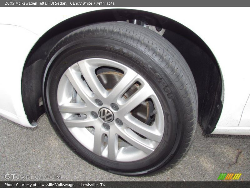 Candy White / Anthracite 2009 Volkswagen Jetta TDI Sedan