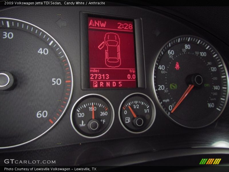 Candy White / Anthracite 2009 Volkswagen Jetta TDI Sedan