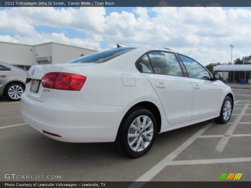 Candy White / Titan Black 2012 Volkswagen Jetta SE Sedan