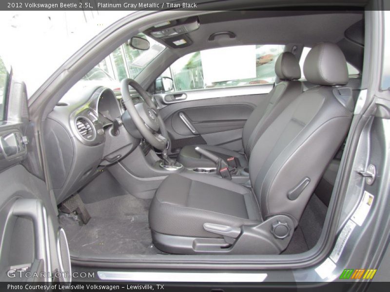  2012 Beetle 2.5L Titan Black Interior