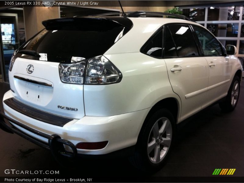 Crystal White / Light Gray 2005 Lexus RX 330 AWD