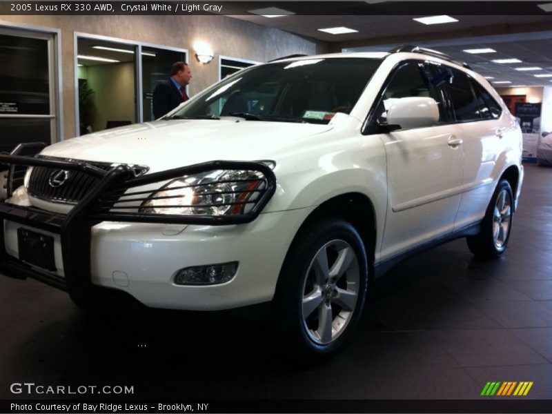 Crystal White / Light Gray 2005 Lexus RX 330 AWD