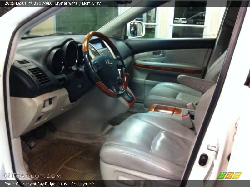 Crystal White / Light Gray 2005 Lexus RX 330 AWD