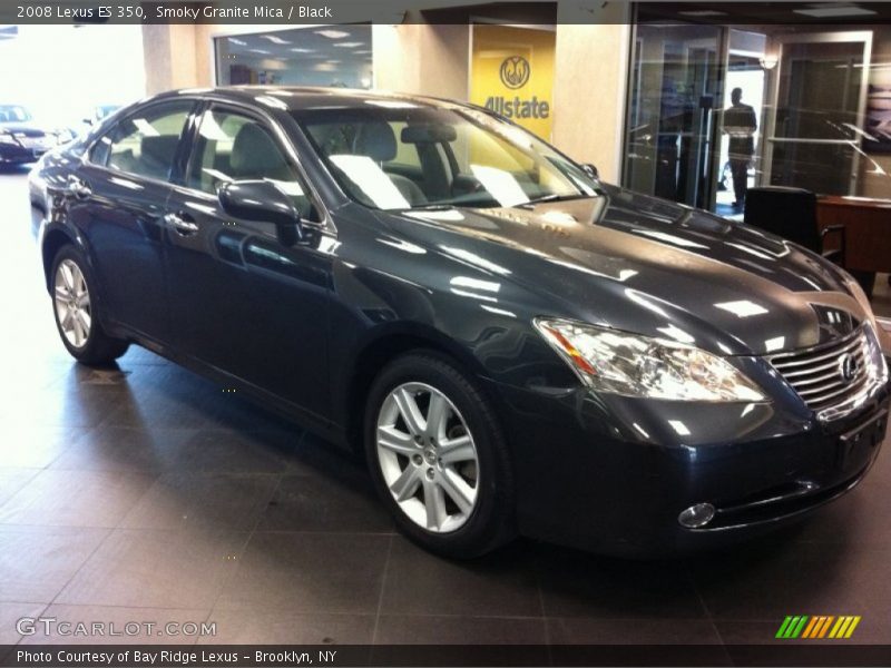 Smoky Granite Mica / Black 2008 Lexus ES 350