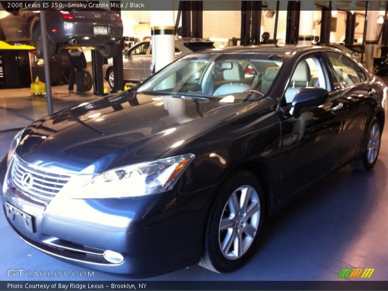 Smoky Granite Mica / Black 2008 Lexus ES 350