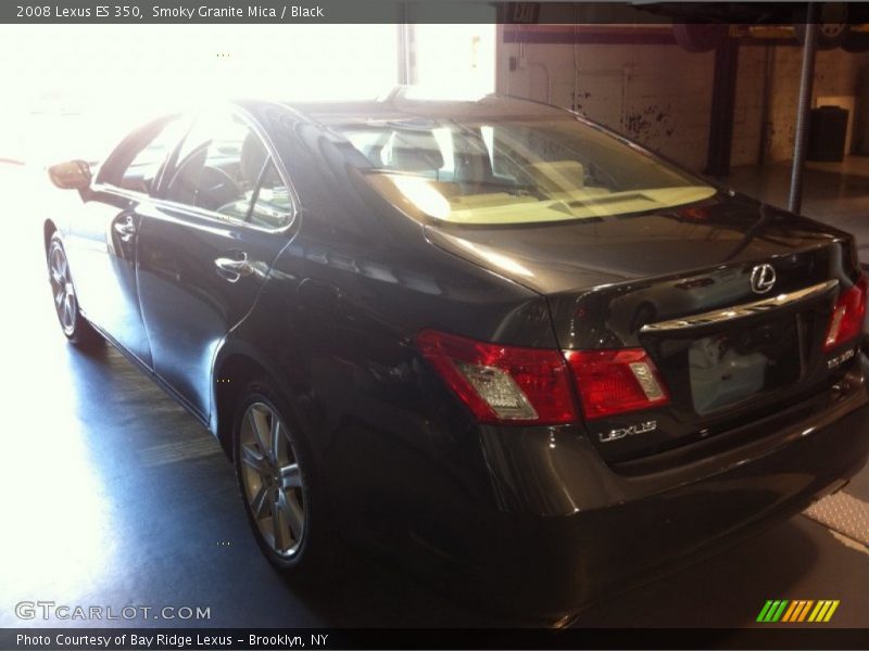 Smoky Granite Mica / Black 2008 Lexus ES 350