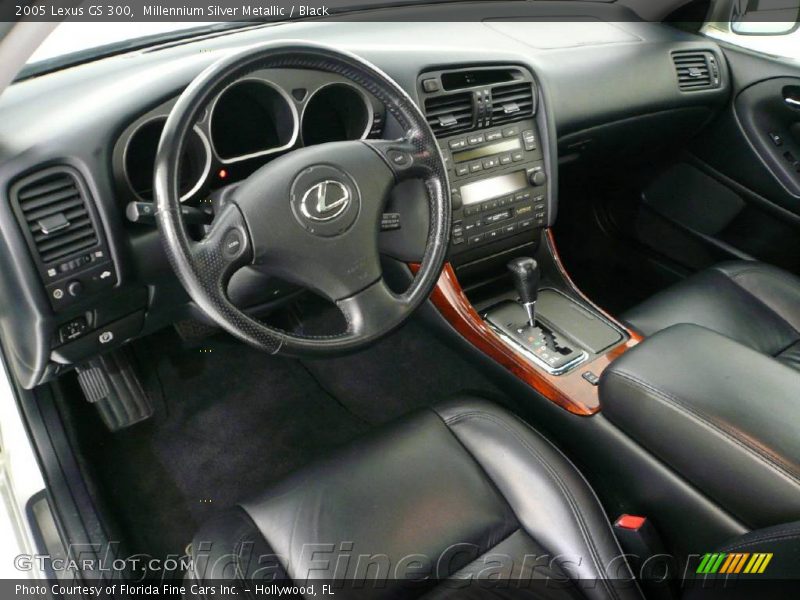 Millennium Silver Metallic / Black 2005 Lexus GS 300