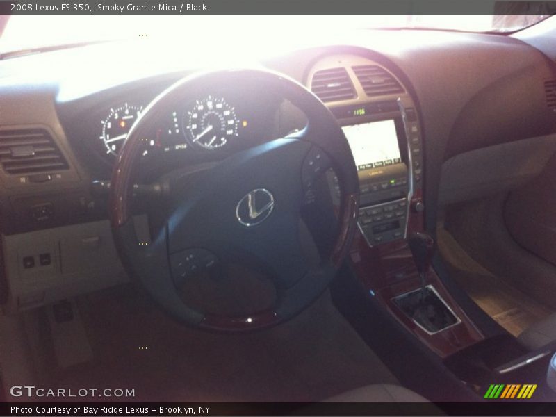 Smoky Granite Mica / Black 2008 Lexus ES 350