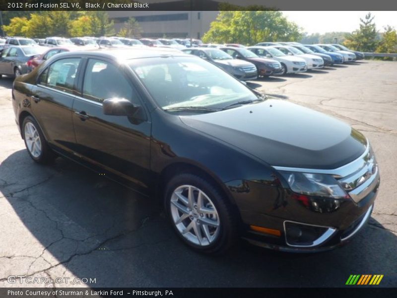 Black / Charcoal Black 2012 Ford Fusion SEL V6